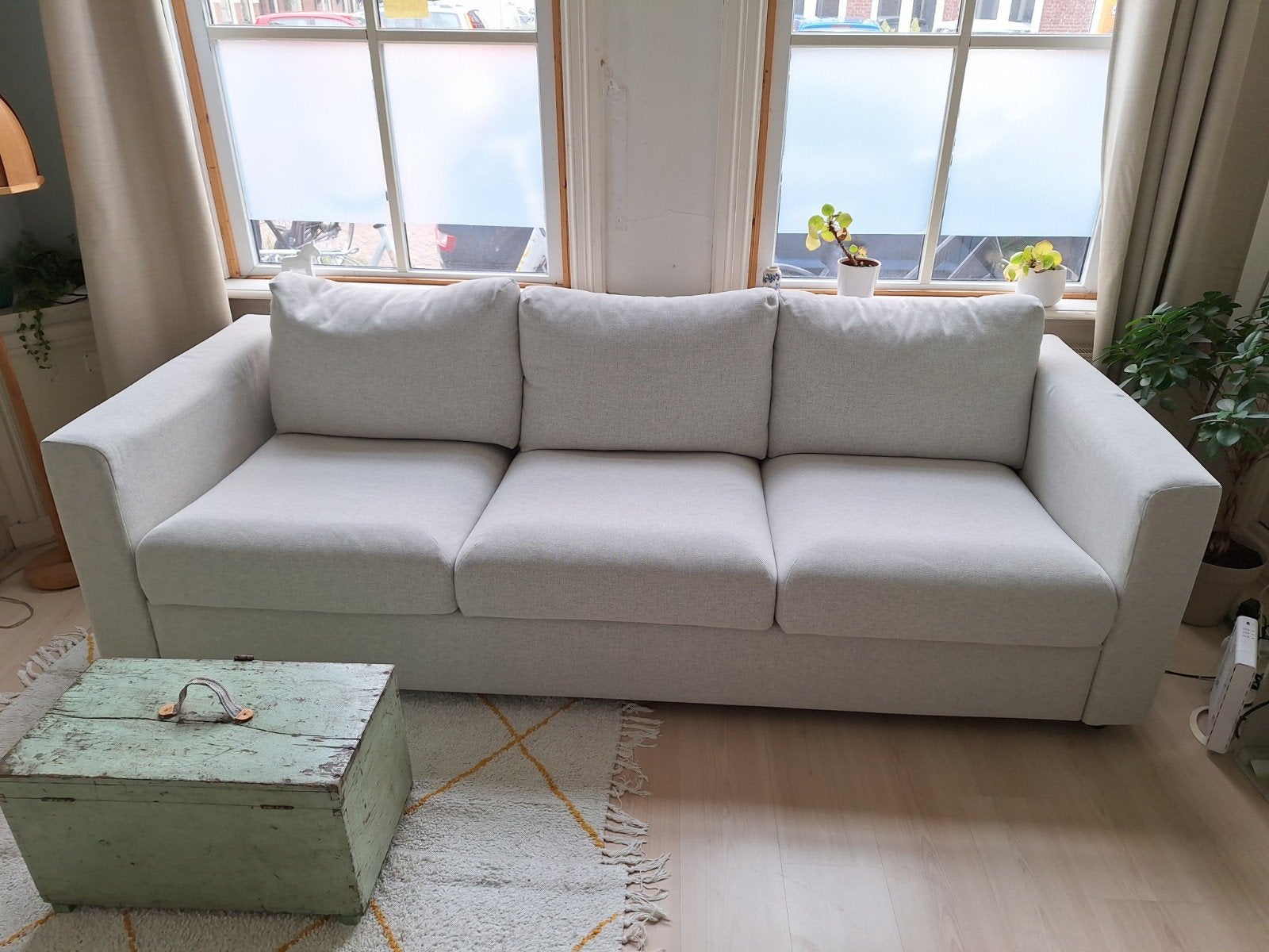 Ikea Vimle 3-zits bank Gunnared beige, Ophalen, Zo goed als nieuw, Stof