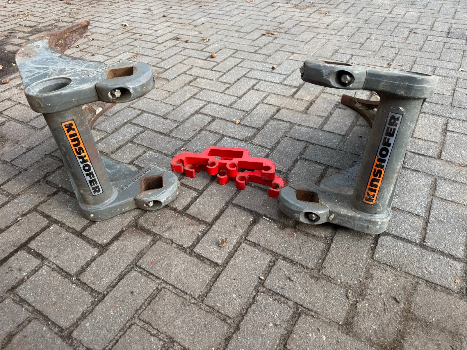 Kinshofer drie vinger schalen, Ophalen, Graafmachine