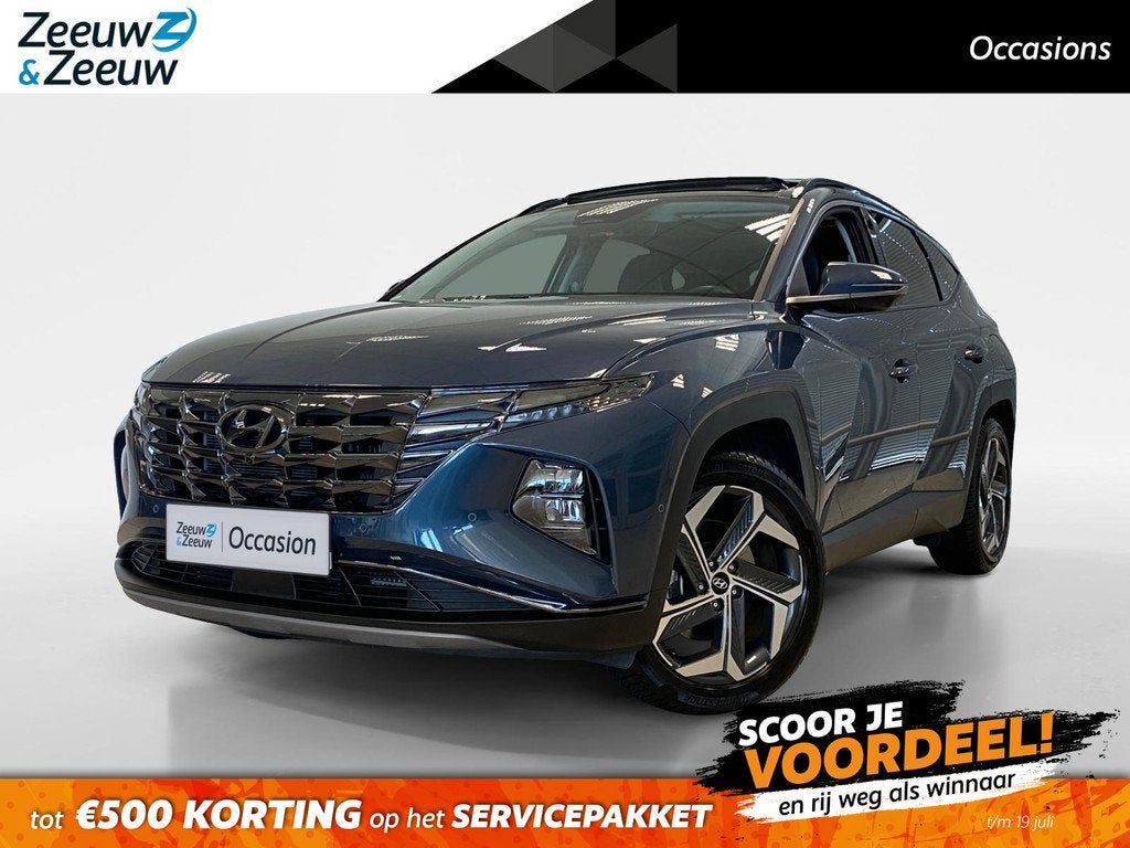 Hyundai Tucson 1.6 PHEV | 4WD | PREMIUM SKY | NL-AUTO | TREK, Auto's, Hyundai, Automaat, 14 kWh, Gebruikt, Euro 6