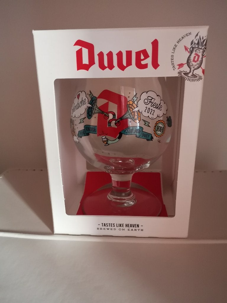 Duvelglas Gentse feesten 2022, Ophalen of Verzenden, Nieuw, Glas of Glazen, Duvel