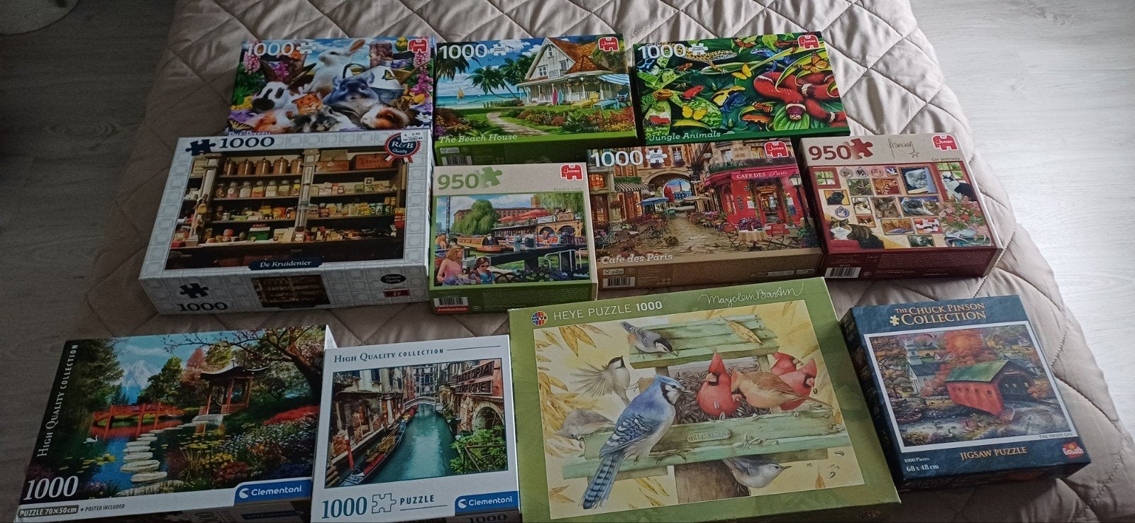 Diverse Legpuzzels - 950 en 1000 stukjes, Hobby en Vrije tijd, Denksport en Puzzels, Ophalen of Verzenden, 500 t/m 1500 stukjes