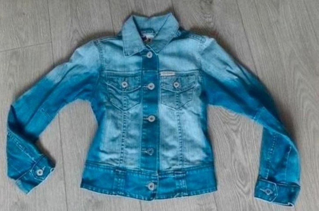 Vingino spijkerjas maat 12. Maat 176?, Kinderen en Baby's, Kinderkleding | Maat 176, Ophalen of Verzenden, Zo goed als nieuw