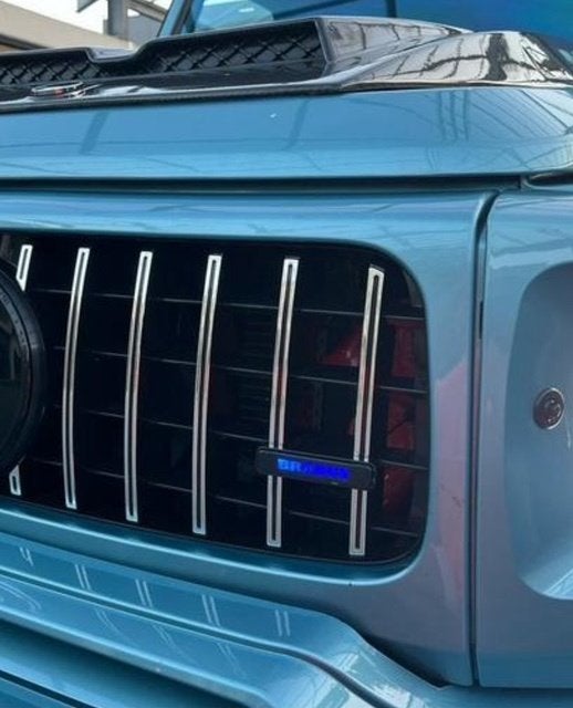 Brabus grill logo met blauw verlichting g-klasse w464 w463, Ophalen of Verzenden, Nieuw