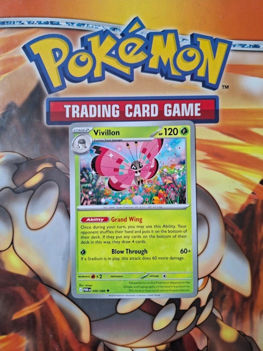 Vivillon 009/088 Perfect Order pokemon kaart nm-mint, Ophalen of Verzenden, Zo goed als nieuw, Losse kaart