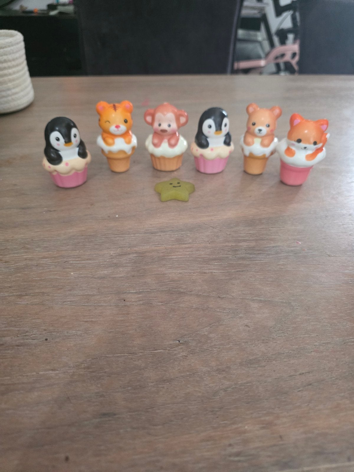 Leuke dieren cupcake squisy, Ophalen of Verzenden, Gebruikt