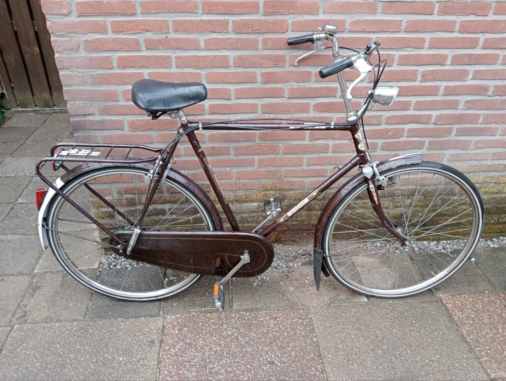 Herenfiets stationsfiets, Ophalen