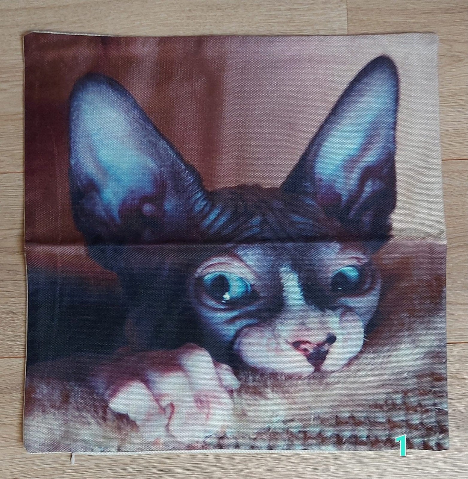 Sphynx, sphynx kat, sphynx kussenhoes, kat kussenhoes, Ophalen of Verzenden, Nieuw, Overige kleuren, Vierkant