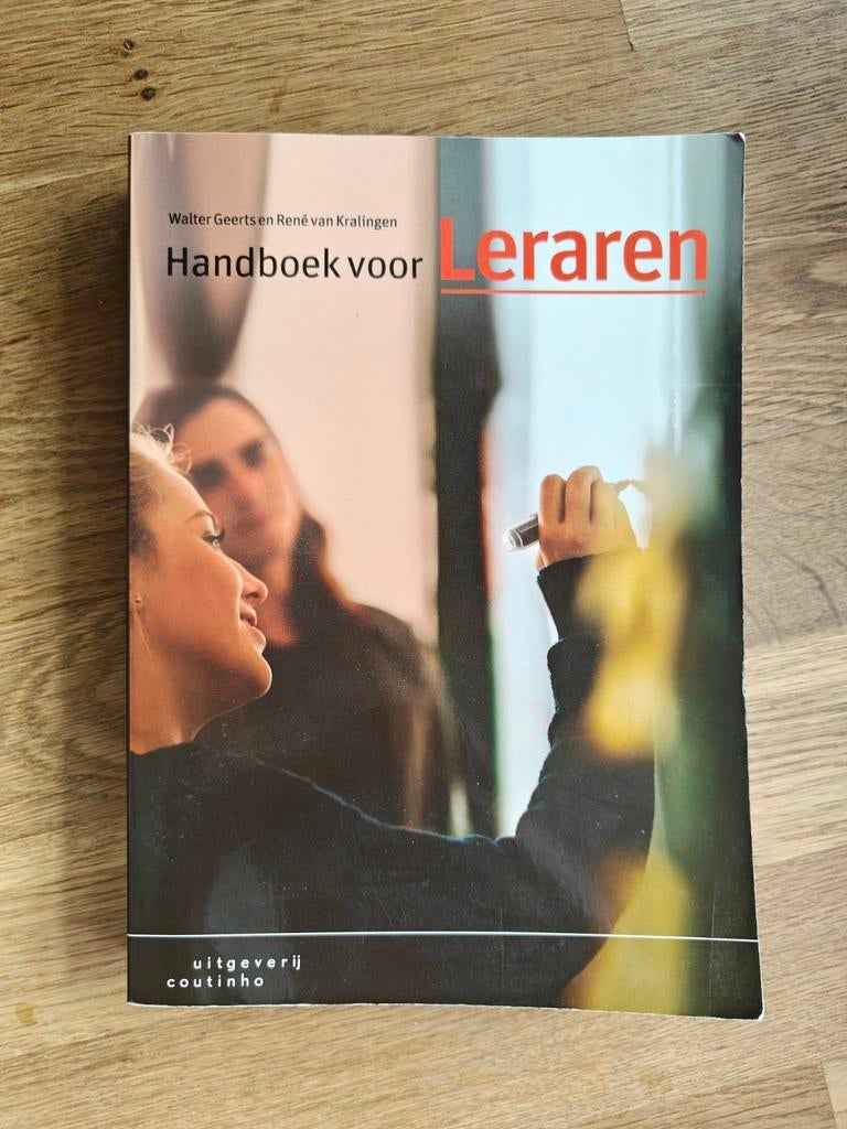 Handboek voor leraren - derde druk (zgan), Walter Geerts en René van Kralingen, Zo goed als nieuw, Gamma, HBO