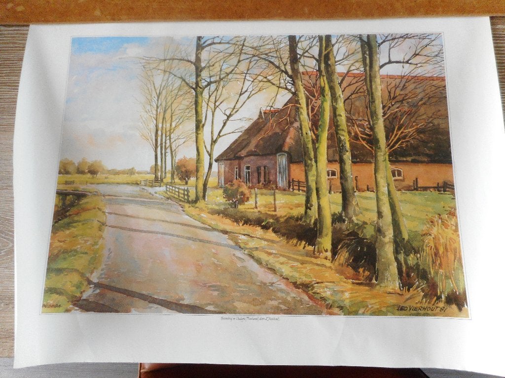 reproducties van landschappen, Oud hollands, Overige ondergronden, Ophalen of Verzenden, Landschap