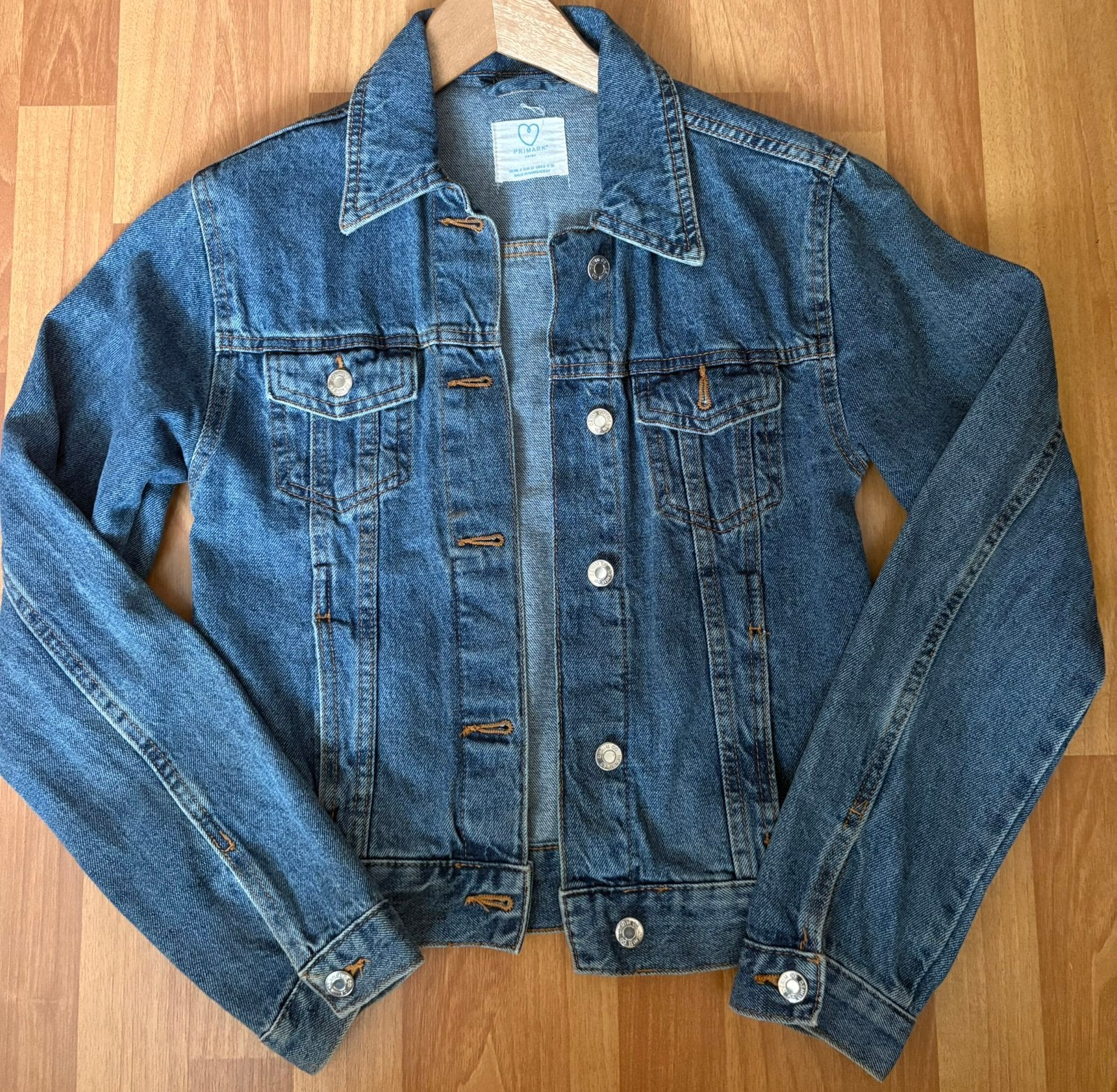 Spijkerjasje , maat 32, meisje, Primark, Kleding | Dames, Ophalen of Verzenden, Zo goed als nieuw, Maat 34 (XS) of kleiner, Blauw