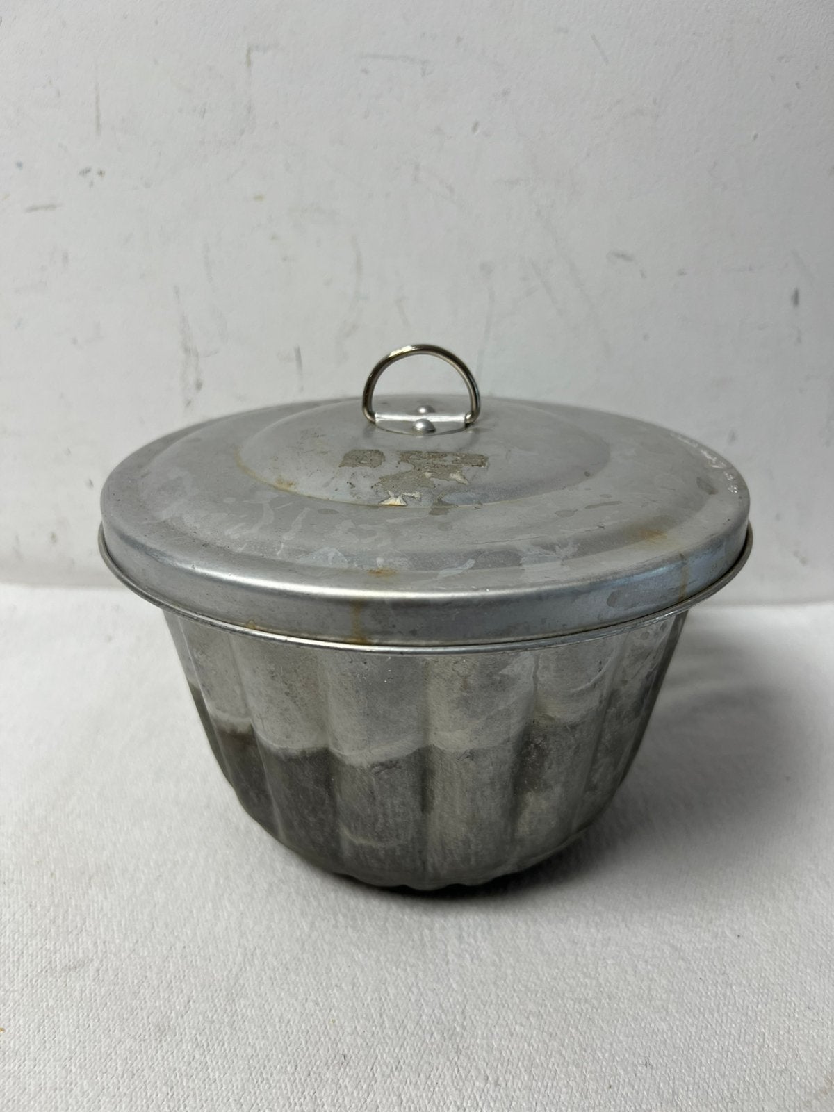 Te Koop : Aluminium Poffertpan Puddingvorm Brocante, Ophalen of Verzenden