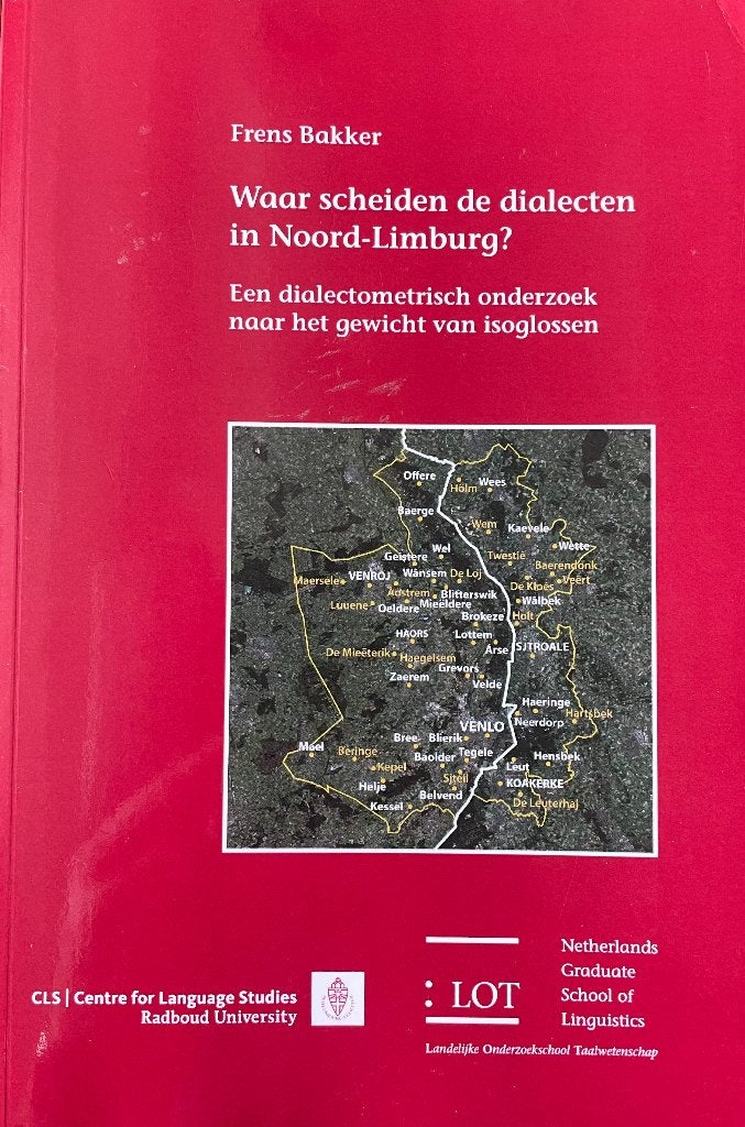 Waar scheiden de dialecten in Noord-Limburg?, Ophalen of Verzenden, Frens Bakker, Overige wetenschappen