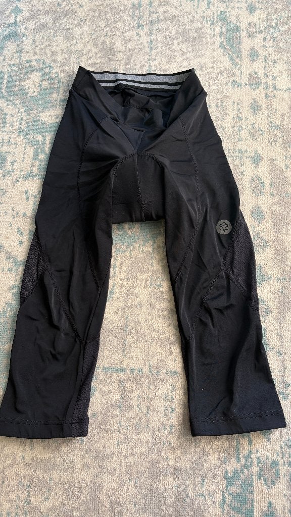 Agu  Capri 7/8 fietsbroek – dames - XL, Zwart, Maat 42/44 (L), Ophalen of Verzenden, Zo goed als nieuw