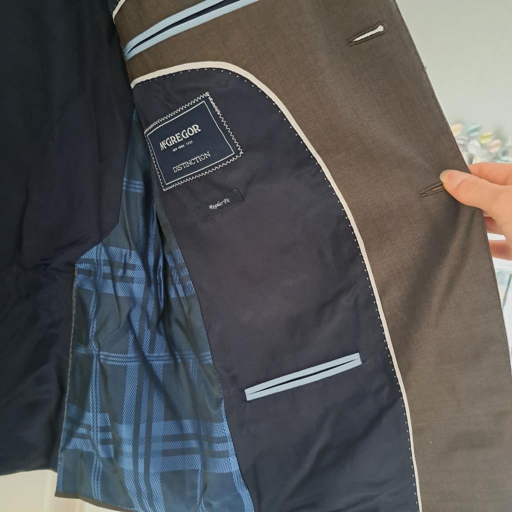 McGregor grijzig / bruinig colbert Gerarde Sonny E 25 40168, Kleding | Heren, Bruin, ., Ophalen of Verzenden, Zo goed als nieuw