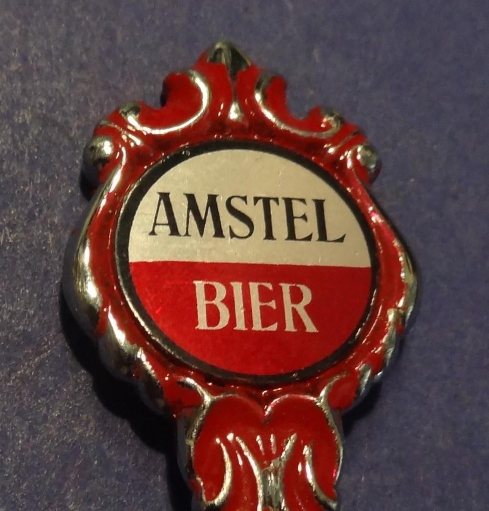 Amstel Bier Thee Lepel Nummer 777888, Verzenden, Gebruikt, Overige typen, Amstel