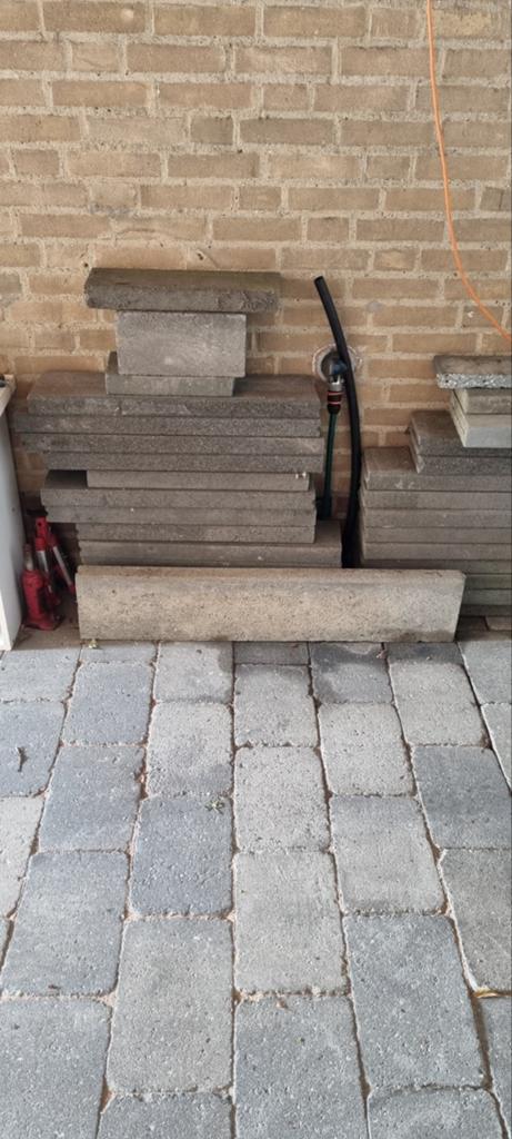 Beton banden gratis af te halen., Tuin en Terras, Ophalen, Gebruikt, Overige materialen