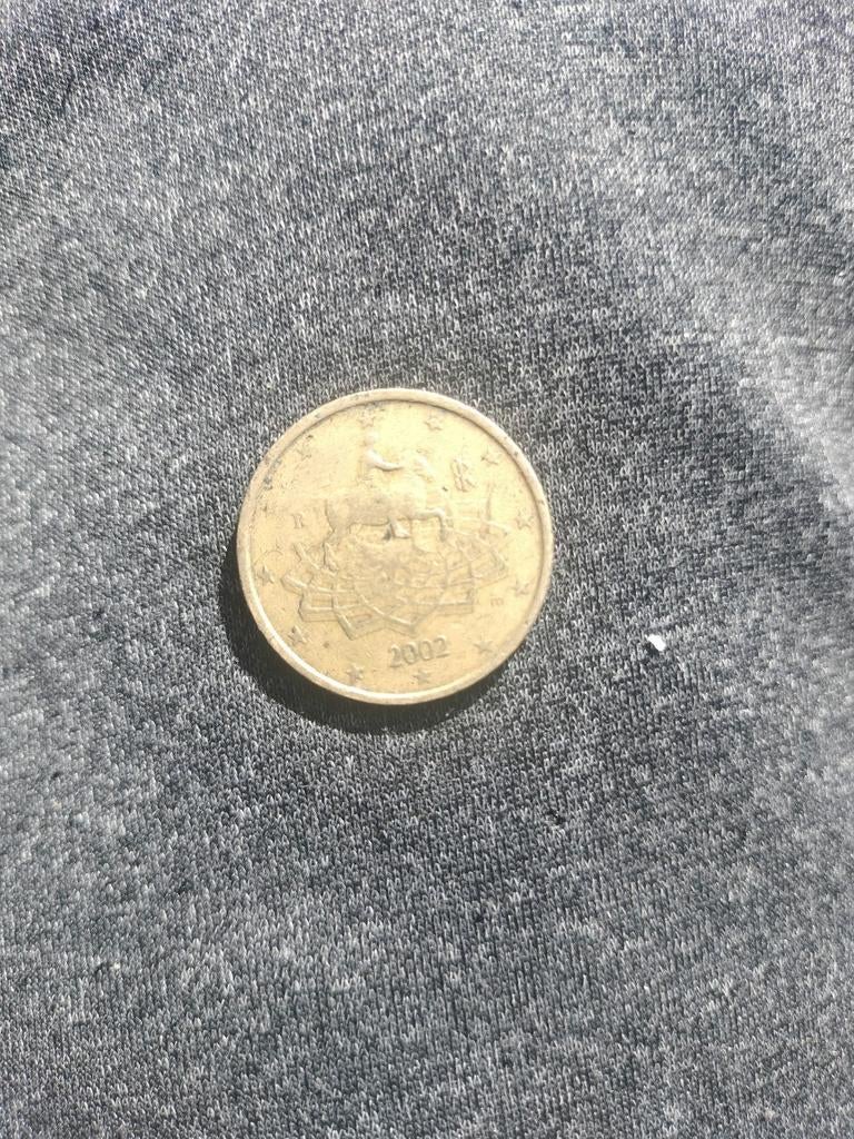 50 eurocent munt 2002, Ophalen of Verzenden, 50 cent
