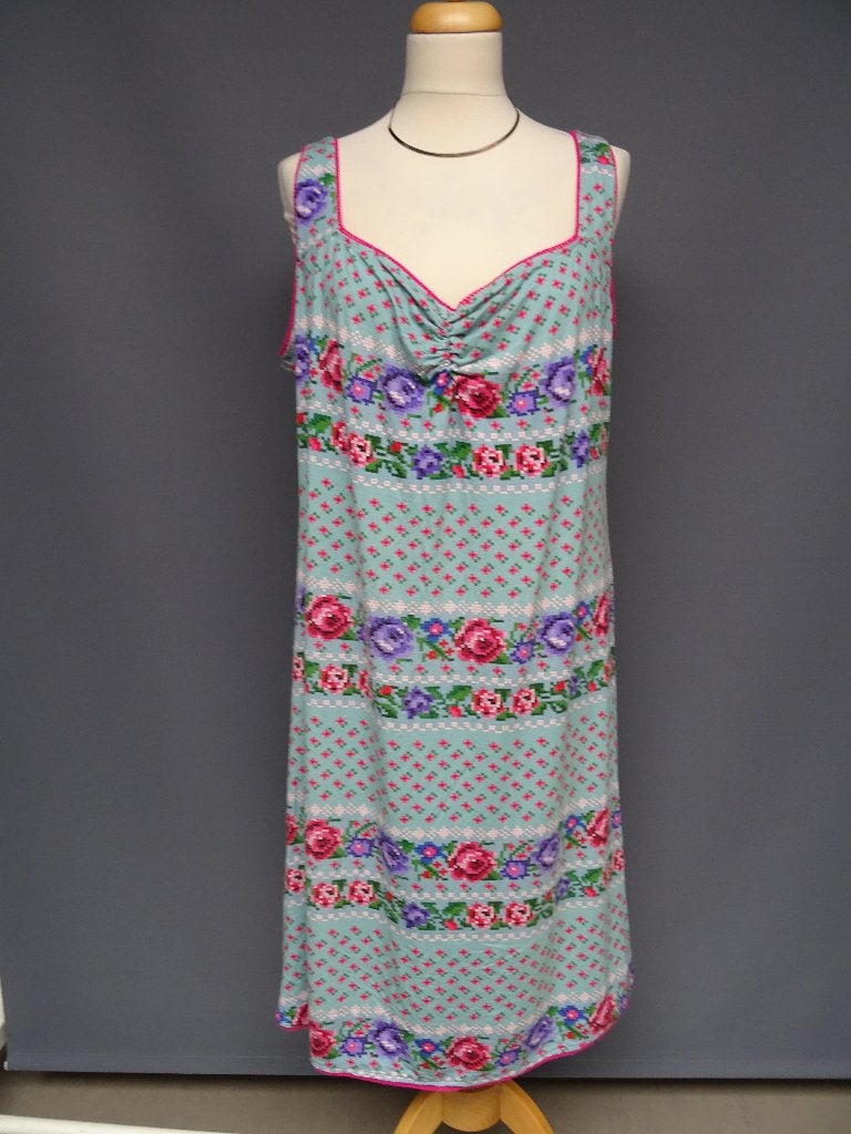 TANTE BETSY maat 3XL, jersey zomerjurk.,, Tante Betsy, Blauw, Jurk, Ophalen of Verzenden