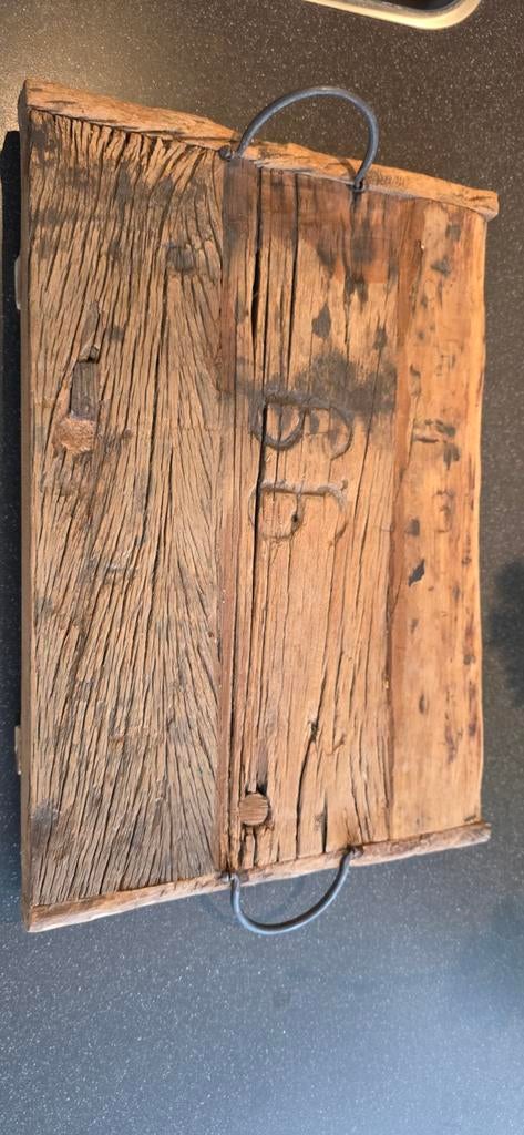 Houten dienblad, Huis en Inrichting, Woonaccessoires | Dienbladen, Ophalen, Rechthoekig, Hout