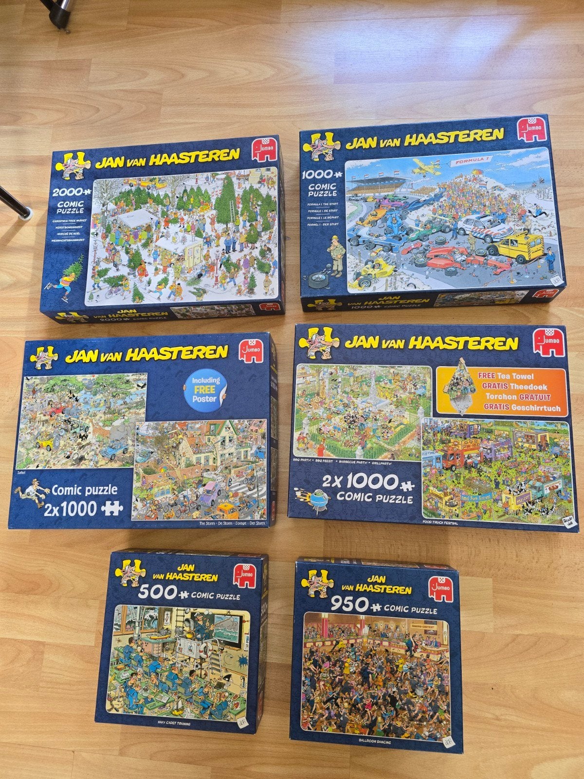 Jan van Haasteren Puzzels - Compleet en 1x gelegd, Ophalen, Zo goed als nieuw