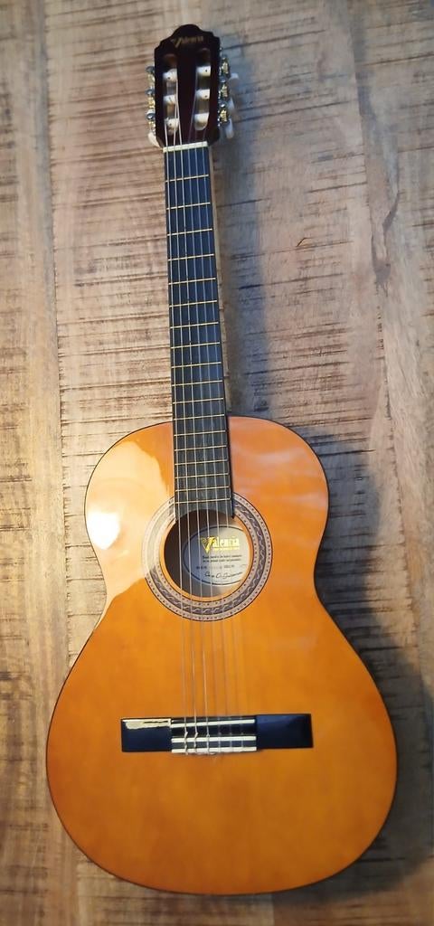 Valancia Klassieke Gitaar met Hoes en Capo, Ophalen, Zo goed als nieuw, Klassieke of Spaanse gitaar, Met koffer
