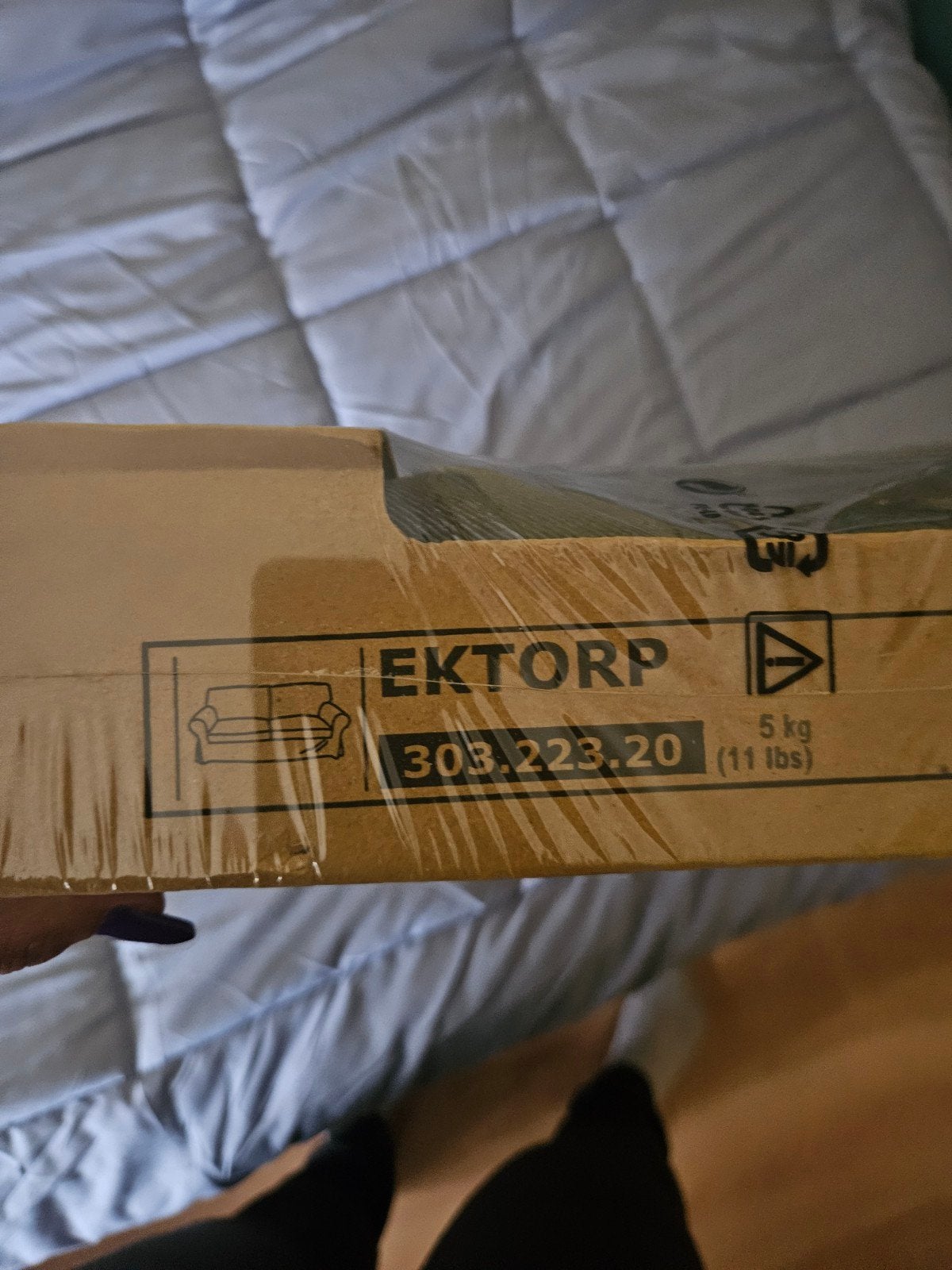 Nieuwe ektorp bankhoes antraciet grijs, Ophalen of Verzenden, Nieuw