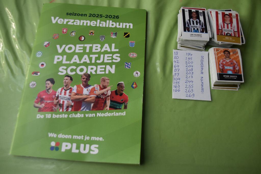 voetbalplaatjes verzamelalbum 2025 en 2026, Ophalen of Verzenden, Nieuw, Overige binnenlandse clubs, Poster, Plaatje of Sticker