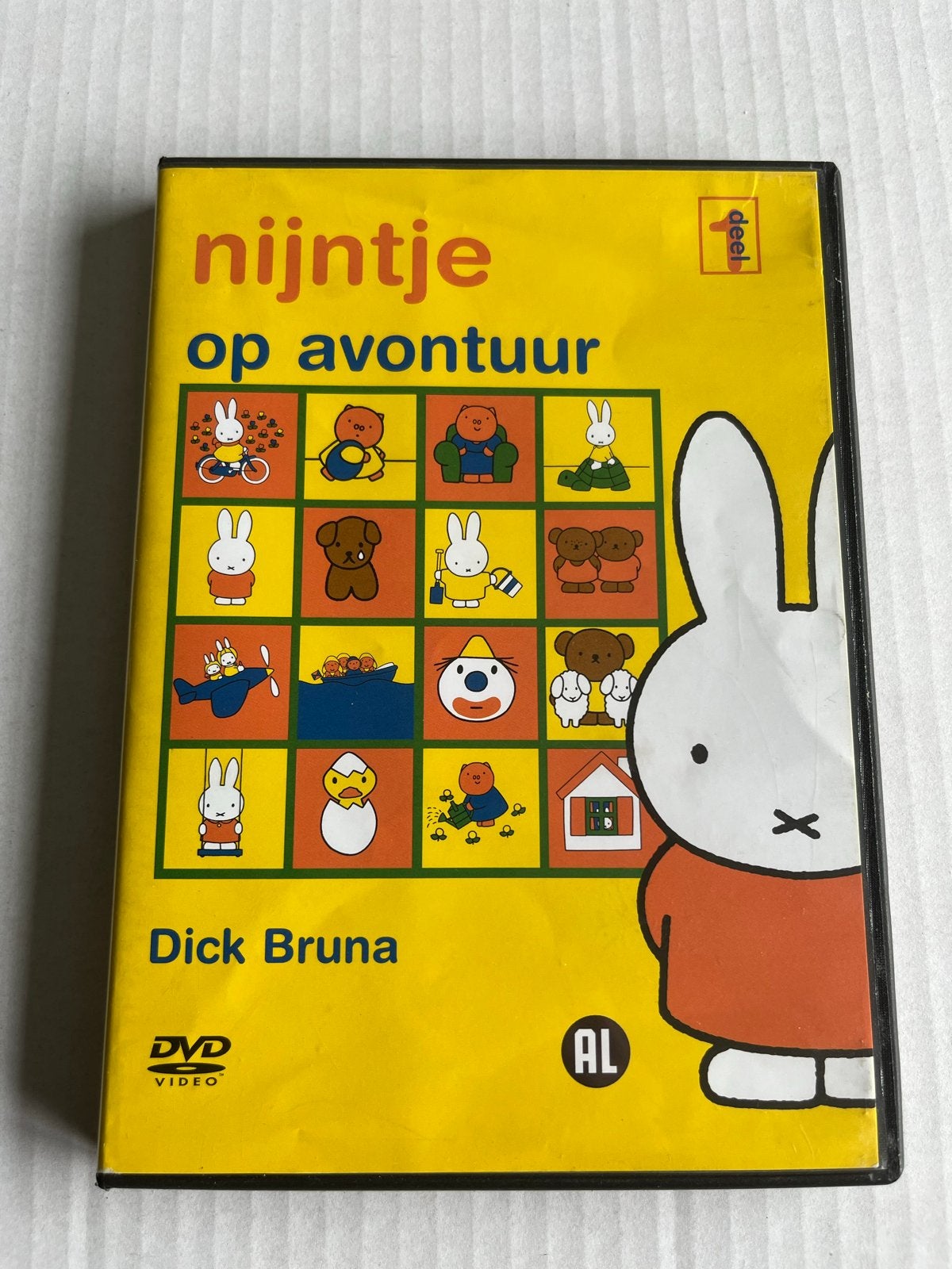 Nijntje op avontuur DVD - Dick Bruna - Deel 1, Alle leeftijden, Ophalen of Verzenden, Gebruikt, Nederlands