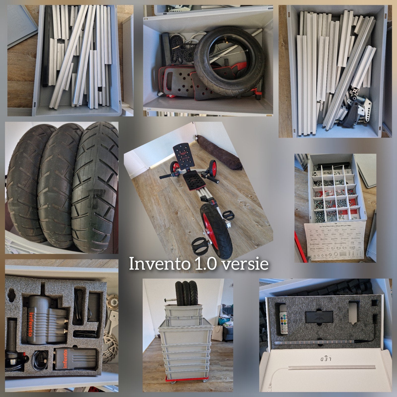 Invento 1.0 versie - inspiratiekit + Pro kit electrisch, Ophalen, Gebruikt, Overige typen