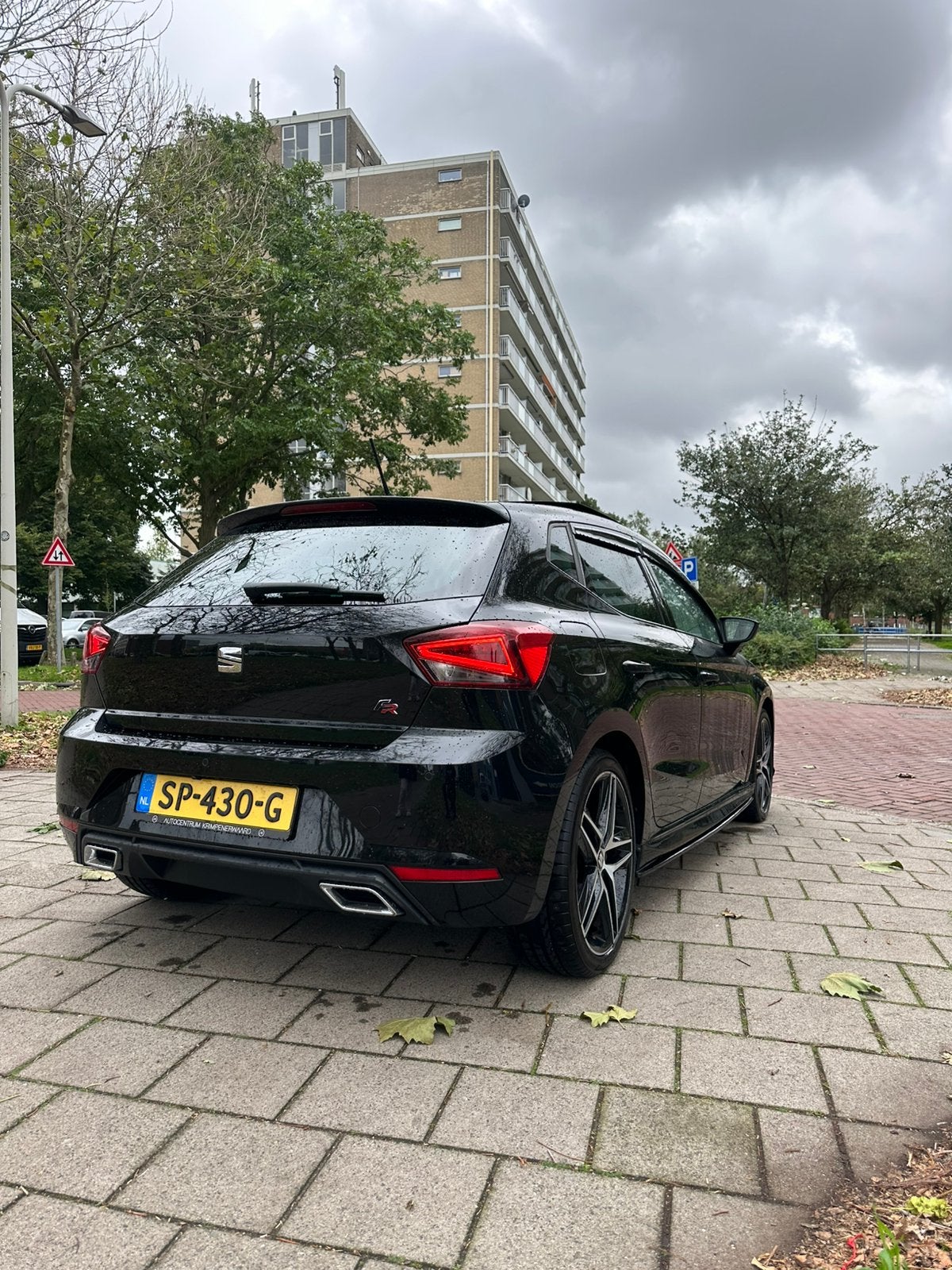 Seat Ibiza 1.0 TSI FR Businees Intense 115pk Pano 2018 Zwart, Auto's, 40 €/maand, Euro 6, 116 pk, Origineel Nederlands