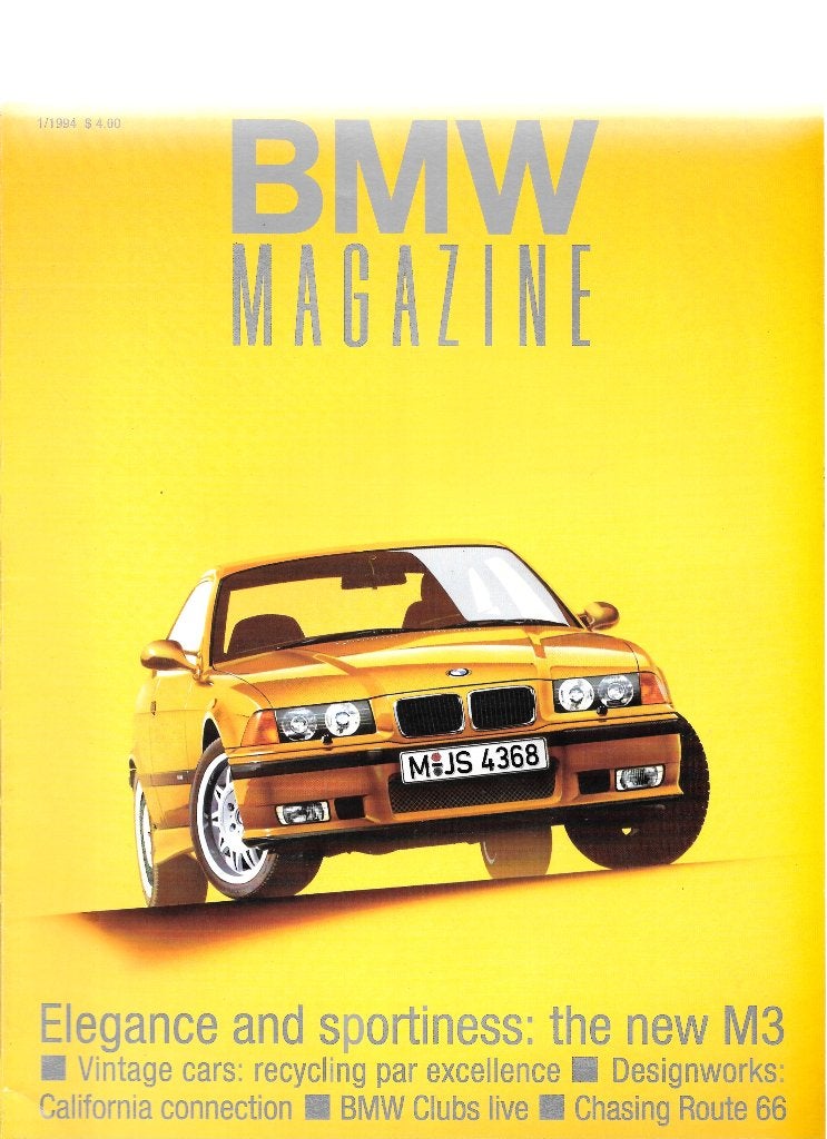 BMW-magazine USA  1/1994, Ophalen of Verzenden, Zo goed als nieuw, BMW