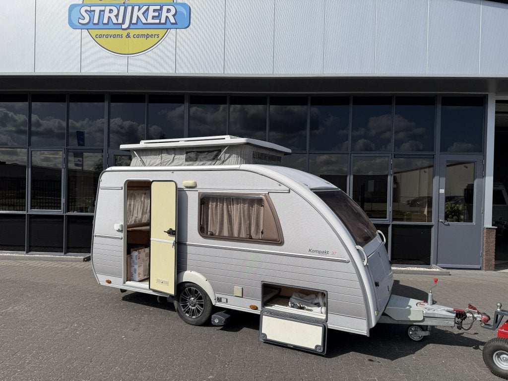 Kip Kompakt Special 37 KK Langslaper + Zit Solar Tent Luifel, Caravans en Kamperen, Luifel, Kip, Bedrijf, Treinzit