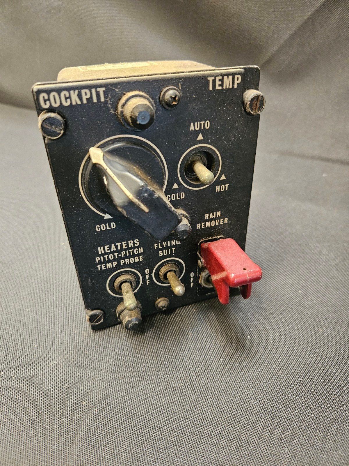 Vintage Cockpit Bedieningspaneel - Vliegtuigonderdeel, Ophalen of Verzenden, Ind. Abg. Ges. mbH, Onbekend@voorbeeld.nl, Lindenberg/Allgäu
