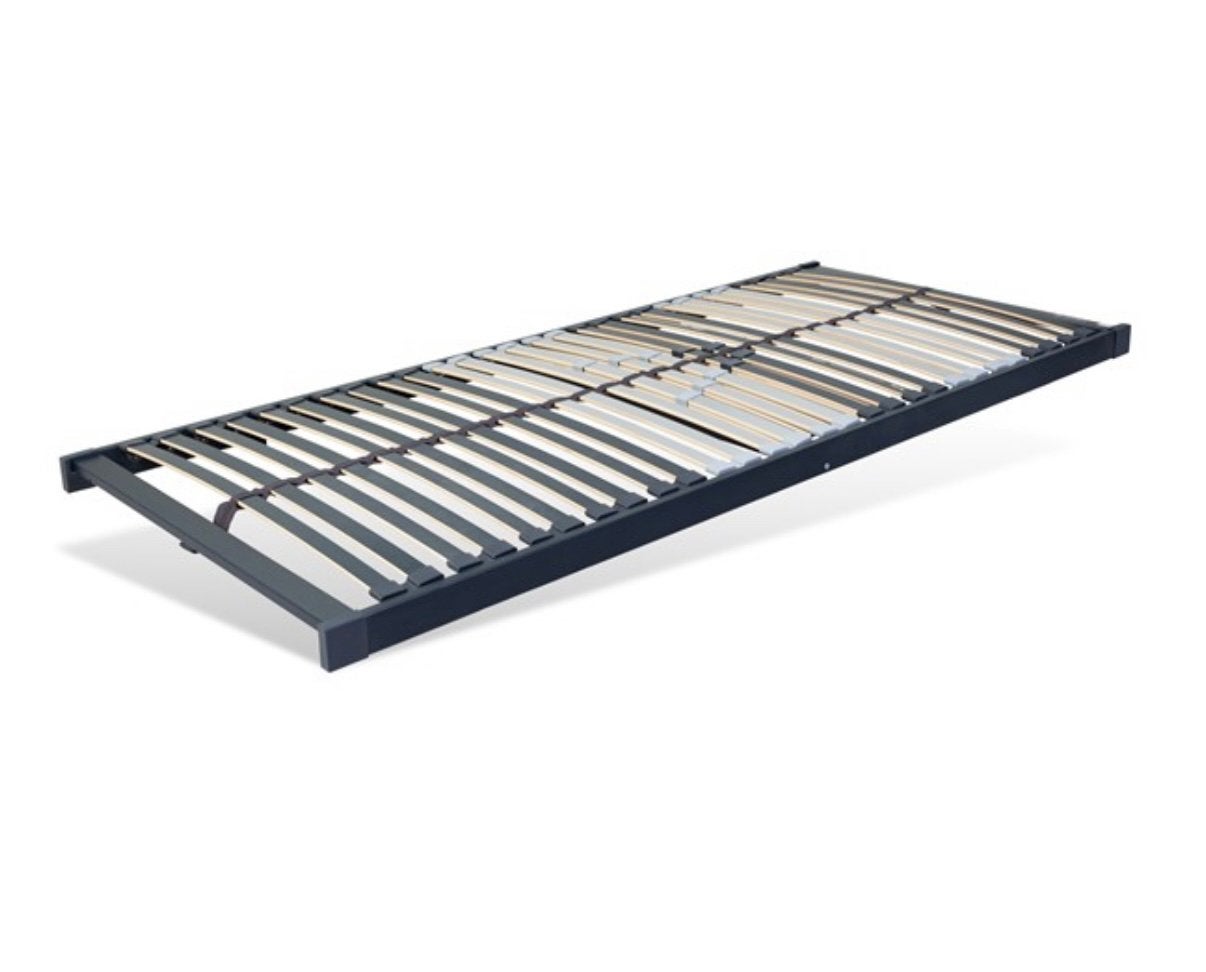 2x Lattenbodem 100x220 en poten + gratis matrassen + topper, Huis en Inrichting, Slaapkamer | Matrassen en Bedbodems, Ophalen