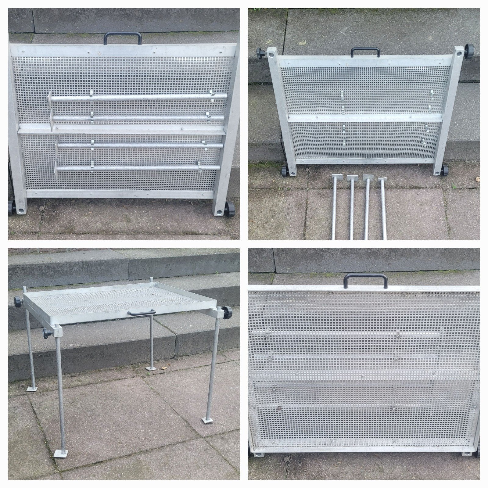 Aluminium visplateau, Ophalen, Gebruikt