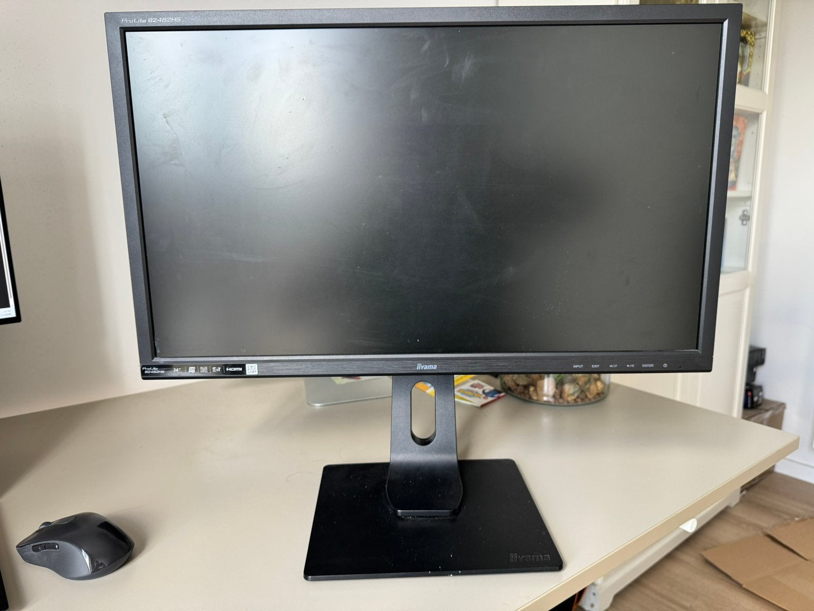 Monitor iiyama 24 inch, Computers en Software, Monitoren, Ophalen, Gebruikt, Full HD, 60 Hz of minder