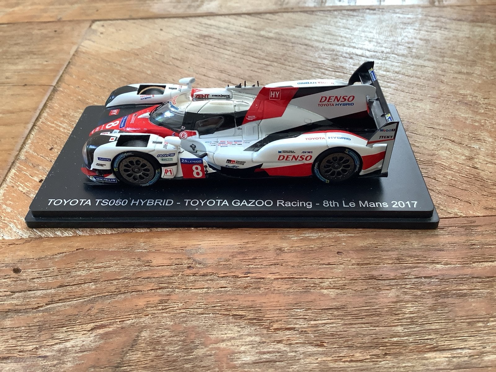 Toyota TS050 Hybrid 1:43 - Le Mans 2017 Modelauto, Ophalen of Verzenden, Zo goed als nieuw, Auto, Overige merken