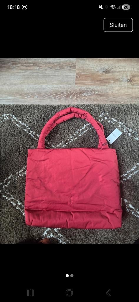 Studio Noos Burgundy Puffy Mom Bag, Sieraden, Tassen en Uiterlijk, Tassen | Damestassen, Ophalen of Verzenden