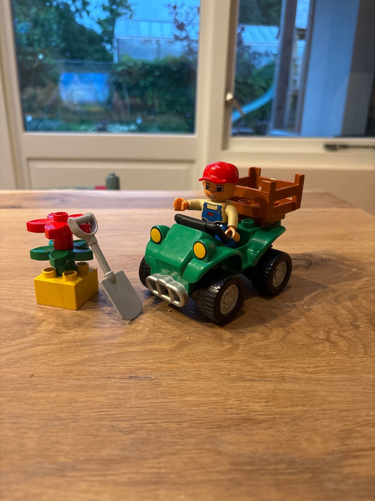 Lego Duplo Quad met Tuinman en Schop, Ophalen of Verzenden, Gebruikt, Overige merken