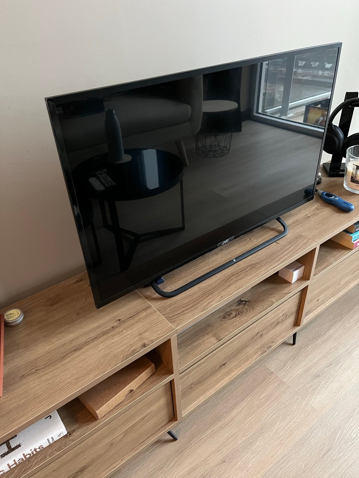 JVC LT-32FD300 32 inch LED TV, Audio, Tv en Foto, Televisies, Ophalen, LED, 50 Hz, 80 tot 100 cm