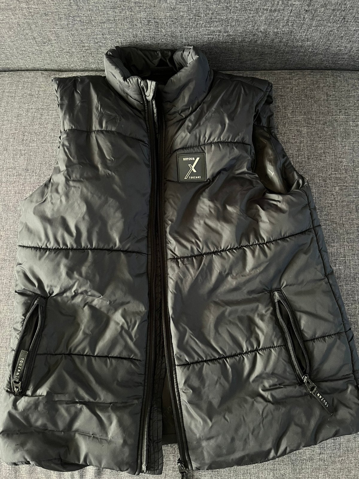 Bodywarmer origineel Touziani - merk Retour, Kleding | Heren, Ophalen of Verzenden, Gedragen, Overige maten, Zwart