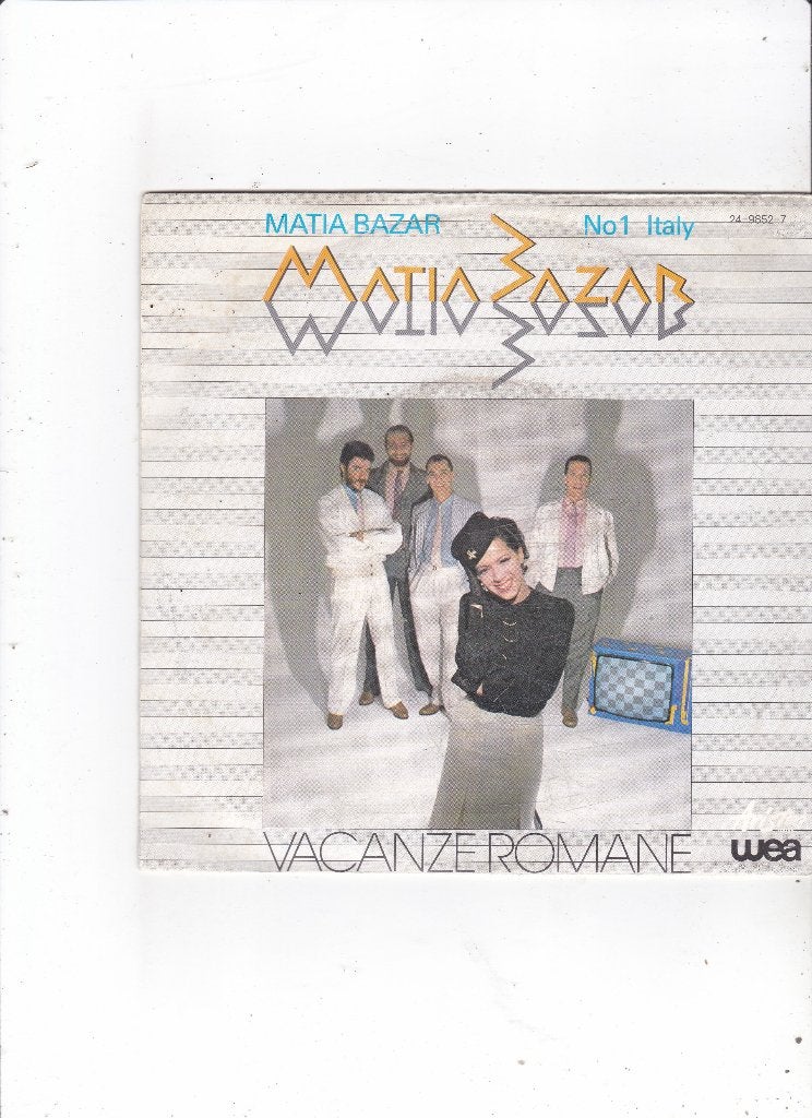 7" Single Matia Bazar - Vacanze Romane, Ophalen of Verzenden, Gebruikt, 7 inch, Pop