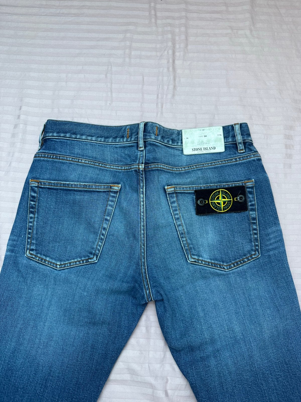 Stone Island Jeans W31 L34, Ophalen of Verzenden, Zo goed als nieuw, Blauw, W32 (confectie 46) of kleiner