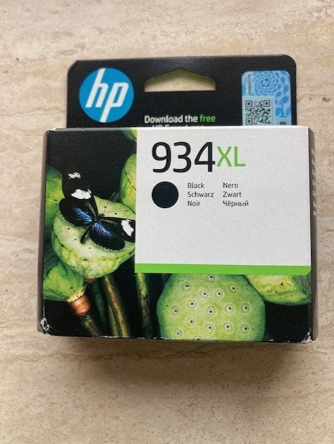 Te Koop : HP 934XL cartridge (Zwart), Ophalen of Verzenden, Nieuw, Cartridge, HP (ORIGINEEL)