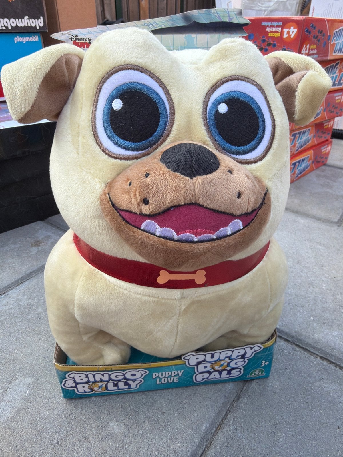 Puppy Dog Pals Bingo & Rolly Knuffel, Met doos, Disney, Nieuw, Middelgroot (20 tot 80 cm)