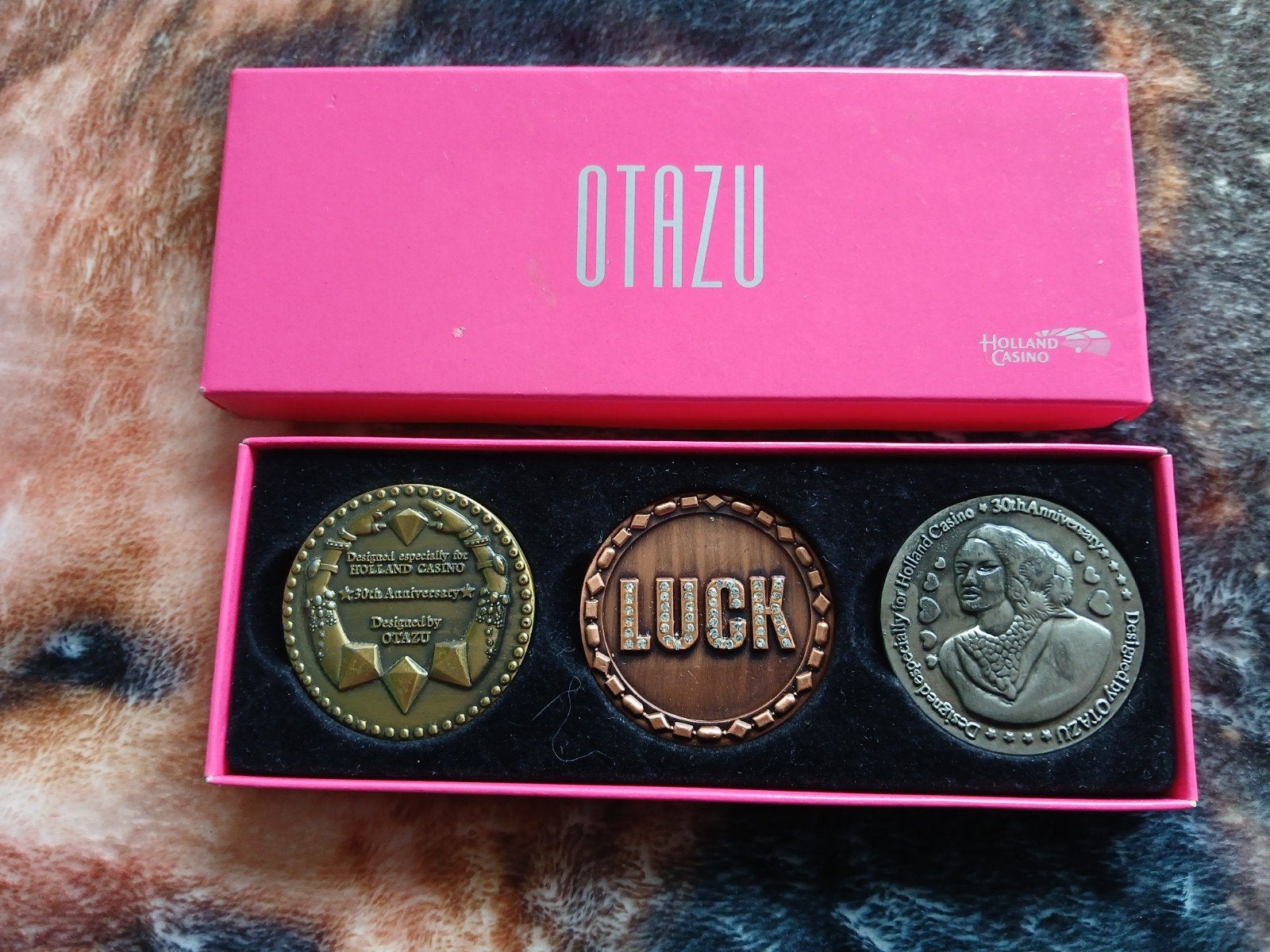 Exclusieve Otazu 'Lucky Coins' set - Holland Casino 30 jaar, Ophalen of Verzenden, Overige materialen, Nederland