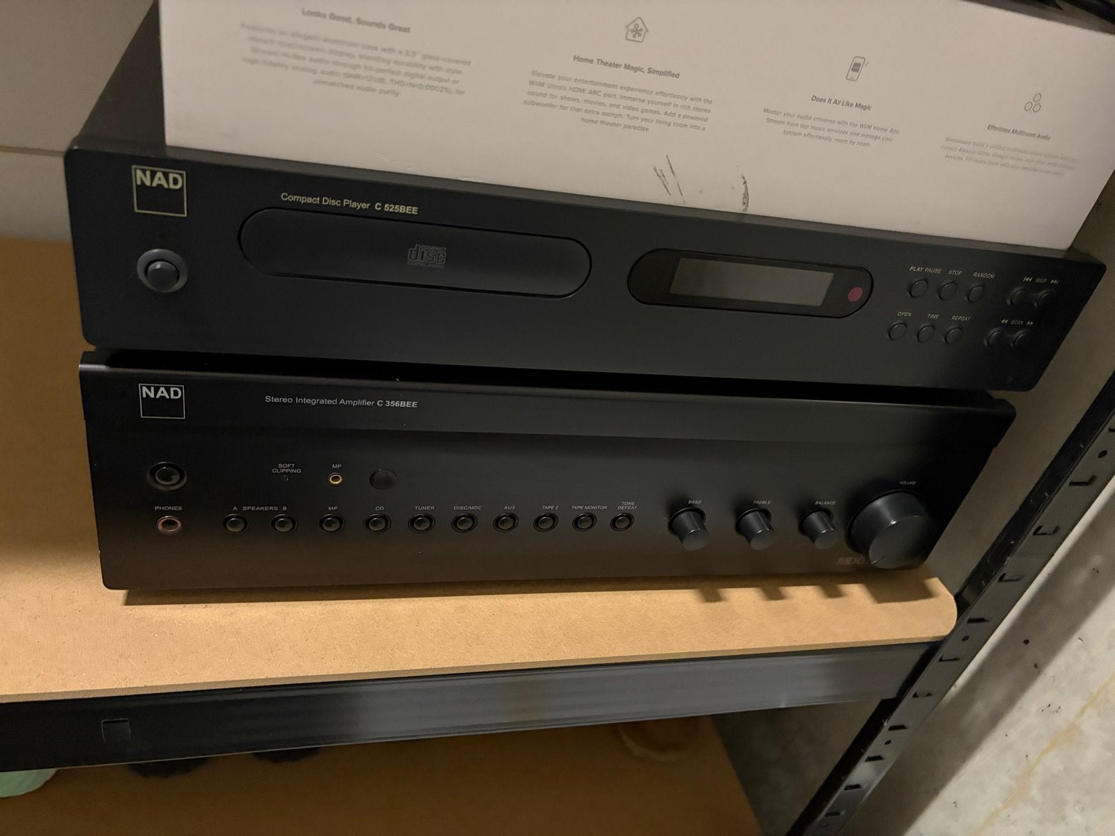 NAD C525BEE CD-speler, Overige merken, Gebruikt, Cd-speler, Losse componenten