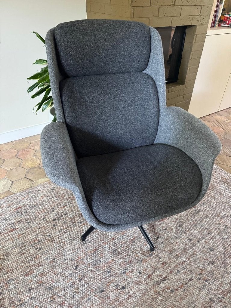 Draaifauteuil Ikea ÄLEBY, Ophalen, 75 tot 100 cm, Zo goed als nieuw, 75 tot 100 cm