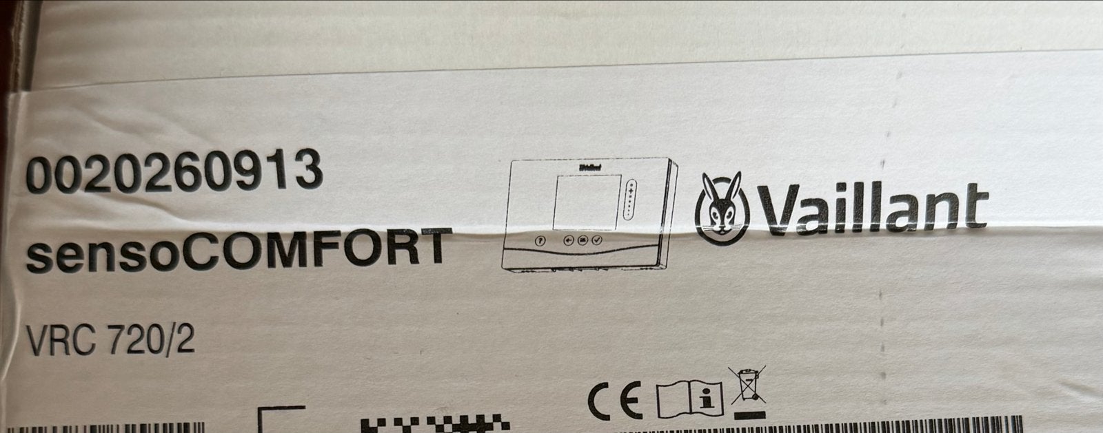 Nieuw: Vaillant sensoCOMFORT VRC 720/2 Slimme Thermostaat, Ophalen of Verzenden, Slimme thermostaat, Nieuw