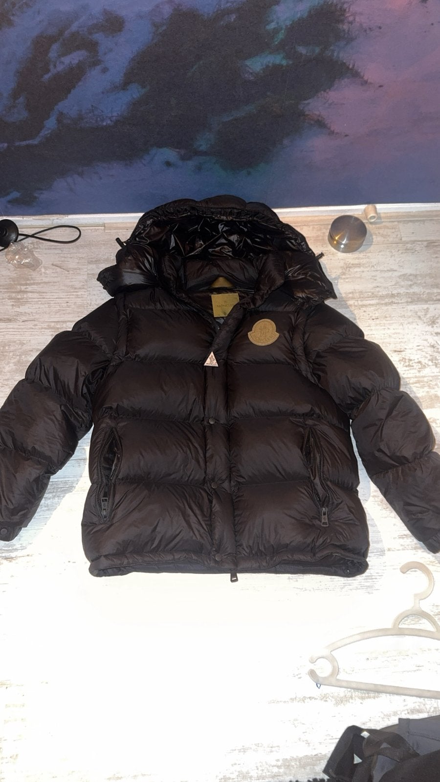 Moncler jas maat L, Ophalen of Verzenden, Nieuw, Maat 52/54 (L), Zwart